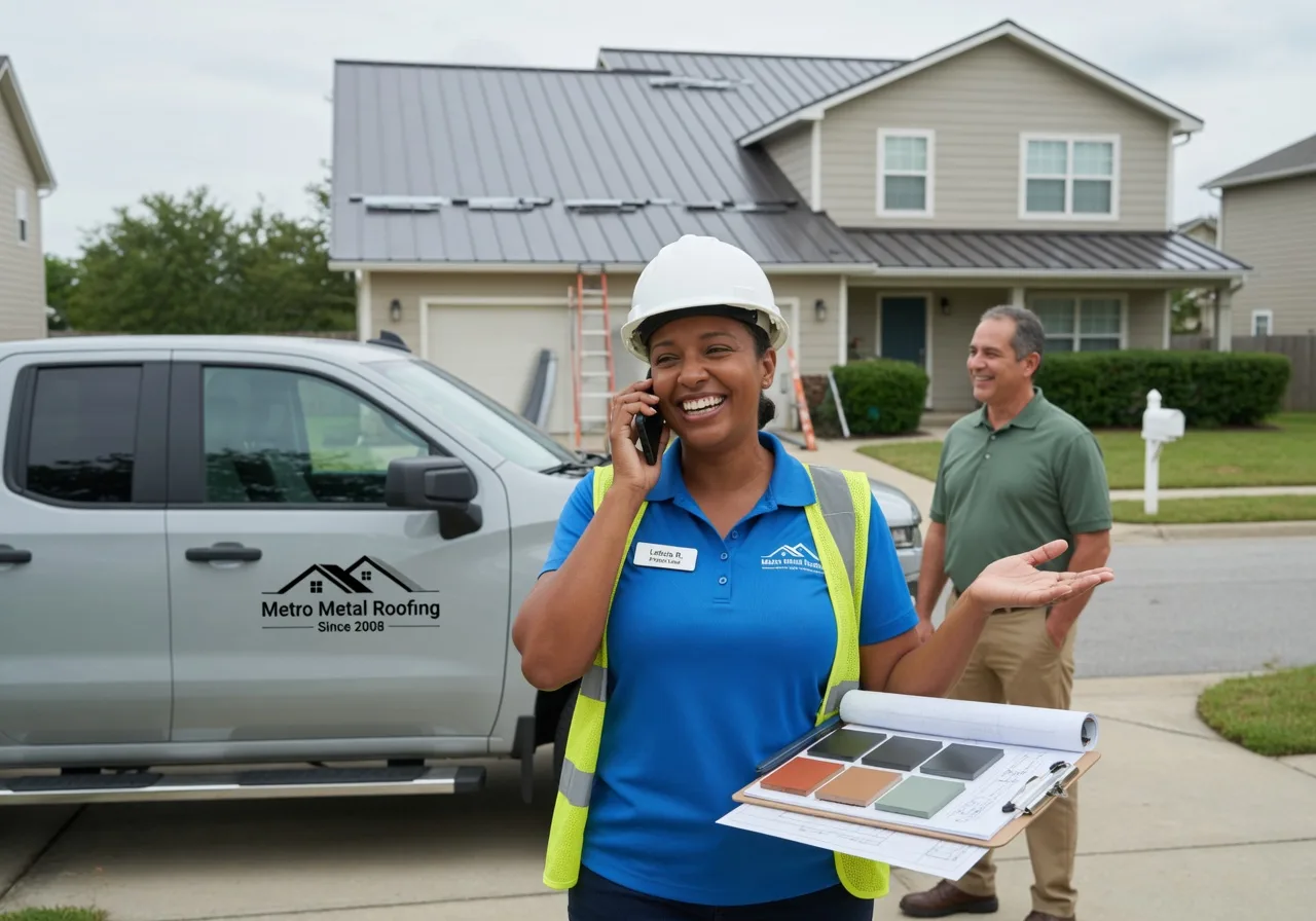 Storm Damage Metal Roof Repair in Park Hill, OK